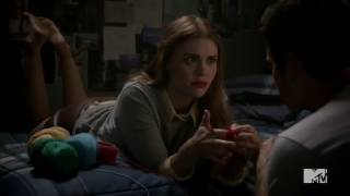 Stiles and Lydia Red String Scene Teen Wolf  3x15 [upl. by Reinar]