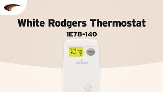 The White Rodgers 1E78140 Thermostat [upl. by Doughman]