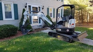 Bobcat E26 Mini Excavator Walk AroundReview [upl. by Agate]