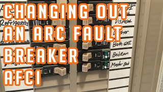 Eaton AFCI Breaker Replacement [upl. by Anertac]