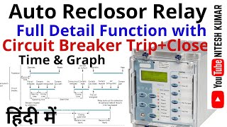 VOL5 Auto Reclose Relay  AR LOGIC  Scheme Drawing Control amp Protection CircuitHINDI [upl. by Lectra]