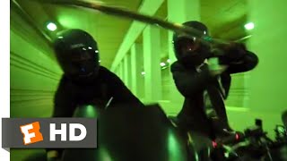 The Villainess 2017  Motorcycle Sword Fight Scene 410  Movieclips [upl. by Naillil]