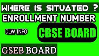 ENROLLMENT NUMBER CBSE STUDENTS  Where Is Enrollment Number Placed  DLW [upl. by Pooi298]