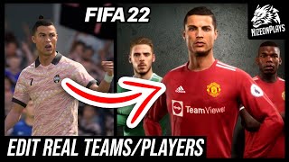 HOW TO TRANSFER PLAYERS amp EDIT TEAMS IN FIFA 22 FULL GUIDE [upl. by Morette828]