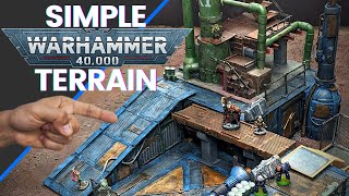 Awesome Warhammer 40K Terrain build it yourself [upl. by Erdied]