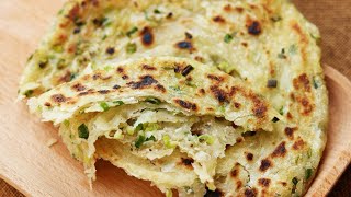 ExtraFlaky Chinese Scallion Pancakes Recipe 葱油饼 [upl. by Giralda]