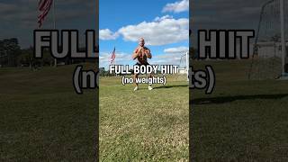 🔥 Full Body HIIT — No Weights [upl. by Ecyor987]