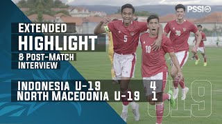 U19 International Friendly Match  Indonesia 4  1 North Macedonia with PostMatch Interview [upl. by Shum303]