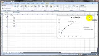 Curve Fitting with Microsoft Excel [upl. by Denton952]