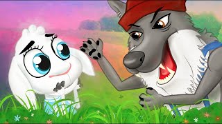 بھیڑیا اور سات چھوٹے بکرے  The Wolf and the Seven Little Goats Kahani  Urdu Fairy Tales [upl. by Ellekcim]