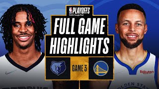 2 GRIZZLIES at 3 WARRIORS  FULL GAME HIGHLIGHTS  May 7 2022 [upl. by Anert441]