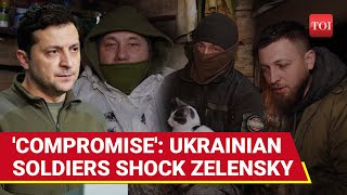 If You Dont Compromise Ukrainian Soldiers Enraged After ZelenskyTrump Fight [upl. by Annuahs]