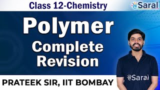 Polymers One Shot  Class 12 Chemistry  JEE  NEET  All Concepts Tricks amp PYQs  eSaral [upl. by Benedikta]