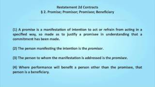 12 Contracts Promissory Estoppel [upl. by Dorrej]