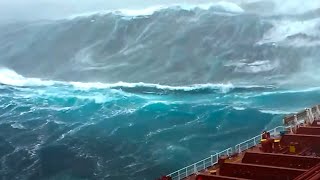 Biggest Waves Ever Recorded On Camera [upl. by Ottilie956]