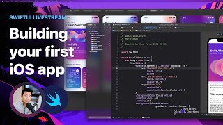 Building your first iOS app  SwiftUI Livestream [upl. by Ximenez]