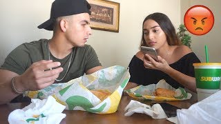 CHEATING PRANK ON GIRLFRIEND GETS CRAZY [upl. by Anaigroeg382]