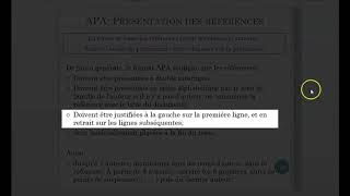 APA  Mise en page rapide des references bibliographiques MS Word [upl. by Vergne]