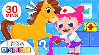 I Want to be a Vet  What Do You Do  Kids Songs amp Nursery Rhymes by Little Angel [upl. by Ballman]