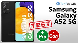 Samsung Galaxy A52 5G  Test deutsch [upl. by Egarton]