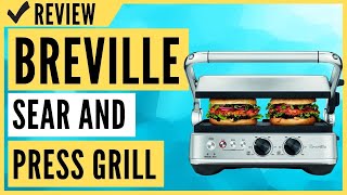 Breville BGR700BSS Sear and Press Grill Brushed Stainless Steel Review [upl. by Aihtak]