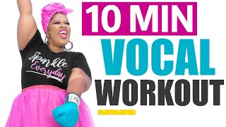 10 Minute Daily VOCAL WORKOUT Vocal Exercise subtitles [upl. by Sirac]