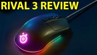 SteelSeries Rival 3 Gaming Mouse Wired Review [upl. by Yeltihw]