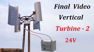 Make 12V  24V 400W Alternator Powered Wind Turbine Generator  Part  2 [upl. by Leihcar]