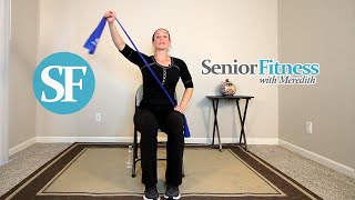 Senior Fitness  Seated Resistance Band Workout For Beginners [upl. by Todhunter]