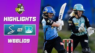 Adelaide Strikers v Brisbane Heat  WBBL09 [upl. by Atsirak]