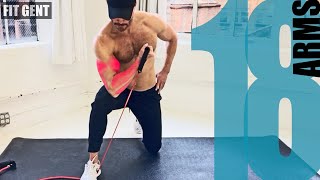 18 Resistance Band Arm Exercises  NO ATTACHING [upl. by Atnes]