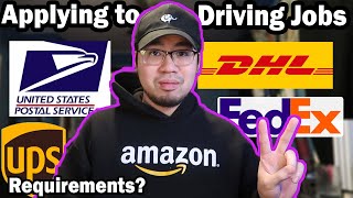 How To Get A Job As A Delivery Driver FedEx UPS Amazon [upl. by Juna]