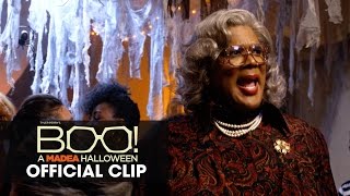 Boo A Madea Halloween 2016 Movie – Tyler Perry Official Clip – ‘Bottom Half’ [upl. by Douty202]