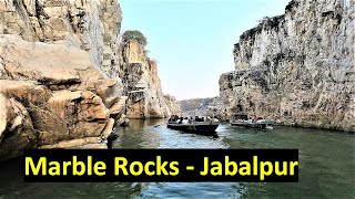 Marble Rocks Jabalpur  Marble Rocks Boating  Bhedaghat Jabalpur Tour Guide  MP Tourism [upl. by Laraine]