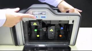 Fargo HD5000 ID Card Printer  How to Clean Printer [upl. by Nannarb]