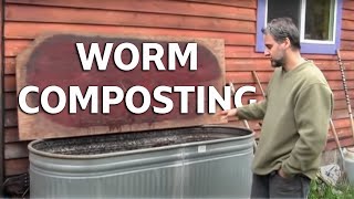 Simple amp Effective Worm Composting on your Homestead [upl. by Gierc]