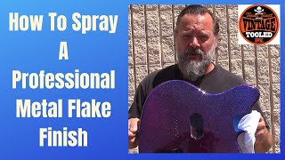 How To Spray A Professional Metal Flake Finish [upl. by Strawn]