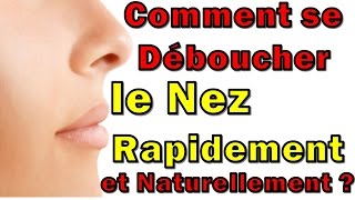 Comment se Déboucher le Nez Rapidement et Naturellement 😷 [upl. by Treb]