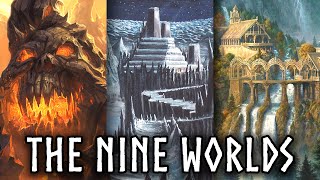 The COMPLETE Mythology of the Nine Norse Worlds  Norse Mythology Explained  Jon Solo [upl. by Enicul221]