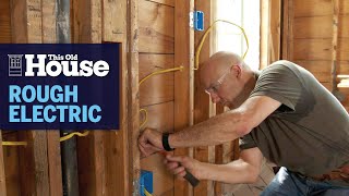 How to Install Rough Electricity  This Old House [upl. by Elleraj851]