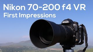 Nikon 70200mm f4 VR First Impressions  Landscape Photography [upl. by Wallford]