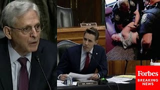 Maybe This Will Refresh Your Memory Hawley Presses AG On Dad Arrested At School Board Meeting [upl. by Koziel]