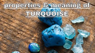 Turquoise Meaning Benefits and Spiritual Properties [upl. by Annairda]