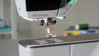 How to thread a BERNINA sewing machine – threading the upper thread correctly [upl. by Yroj]