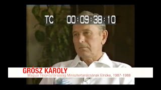 Magánbeszélgetés KÜLÖNKIADÁS  Grósz Károly 1 rész [upl. by Tymothy]