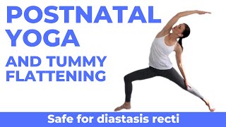 Postnatal Yoga With Diastasis Recti Exercises Postpartum [upl. by Adnilahs254]