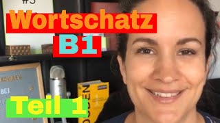 🇩🇪 Wortschatz B1  Teil 1  Alle Wörter die du brauchst [upl. by Ileray]