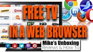 FREE LIVE TV From Around The World In Your Web Browser [upl. by Zerla87]