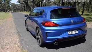 2015 Volkswagen Scirocco R 0100kmh amp engine sound DSG [upl. by Arihsaj]