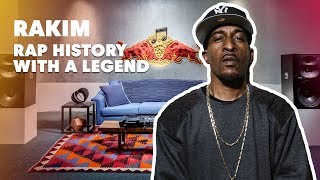 Rakim  Rap history with a legend  Red Bull Music Academy [upl. by Esekram]